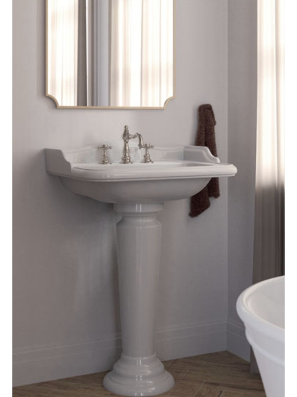 Lavabo Rétro Céramique JULIA - HORUS - lavabo_sur_colonne_porcelaine_julia_victoria_horus