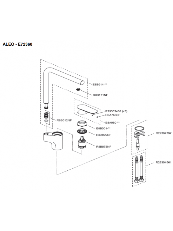 Piéces détachées ALEO - ALEO + - Jacob DELAFON - liste_piece_detachee_aleo_jacob_delafon_e72360