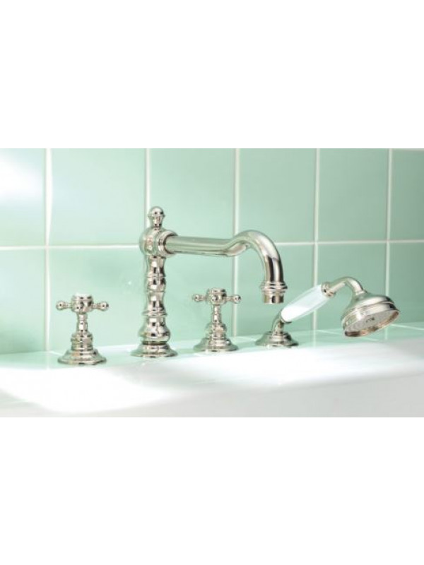 Mélangeur Bain / Douche 4 Trous sur Gorge  - JULIA VICTORIA - HORUS - melangeur_bain_douche_julia_victoria_horus_sur_gorge_4_trous