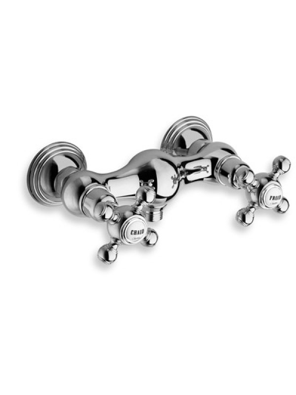 MELANGEUR DOUCHE PARIGI MURAL RETRO - melangeur_douche_retro_parigi_chrome_pg12251