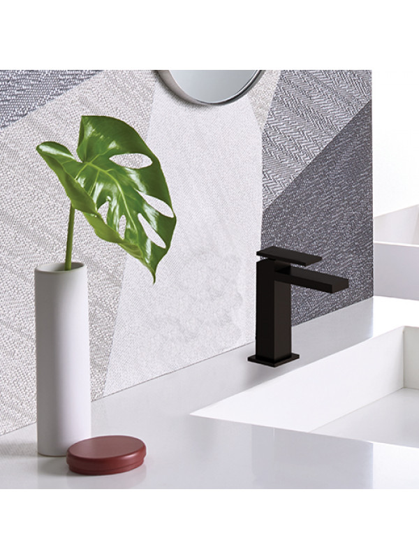 MITIGEUR LAVABO TABULA Noir Mat - mitigeur_lavabo_monotrou_tabula_hauteur_155_ondyna_ta22013