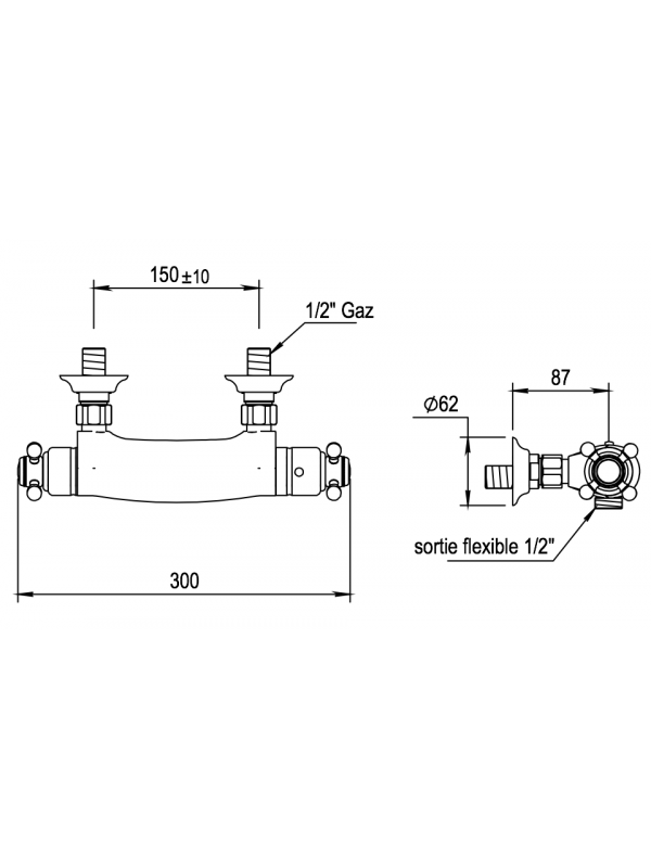 MITIGEUR THERMOSTATIQUE DOUCHE ELOISE  - mitigeur_thermostatique_douche_horus_eloise_01_596_sch_ma