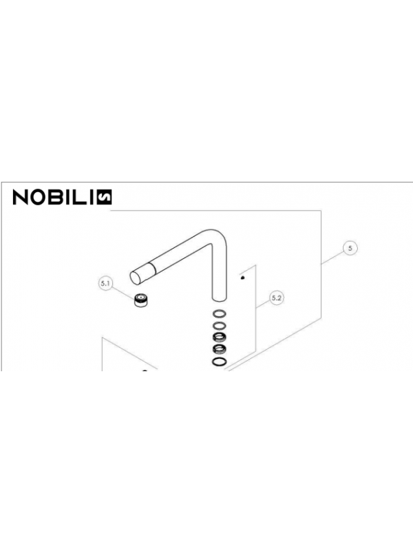 Kit Complet (Col de Cygne + Mousseur) pour Robinetterie LIVE de NOBILIS - nobili_live_kitcomplet_technique