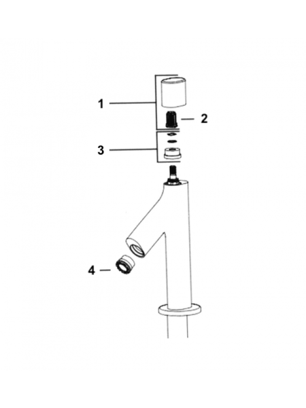 Piece detachee pour OBLO E10378-CP - JACOB DELAFON - oblo_jacob_delafon_lavabo_chrome_shema_1_1