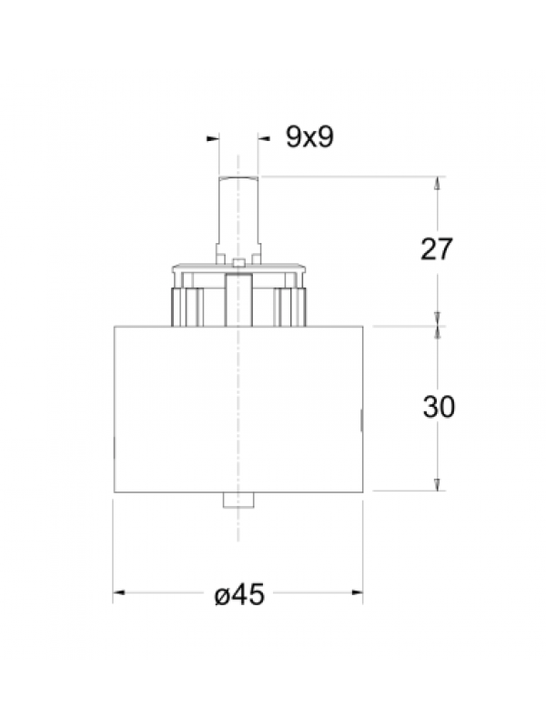 Cartouche Céramique mitigeur évier FARFALLE FR13251 - ONDYNA - ondyna_cartouche_ceramique_pd00014_6