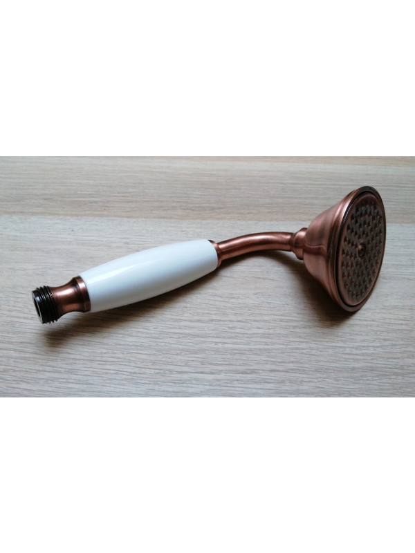 DOUCHETTE LAITON CHAMBORD OR ROSE BROSSÉ  - ONDYNA - ondyna_douchette_retro_chambor_rose_brosse_