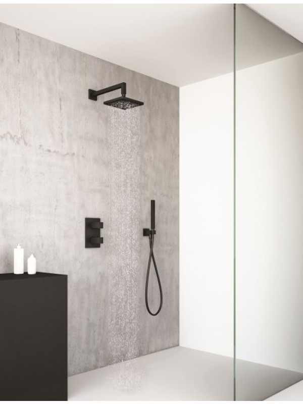 PACK QUADRI NOIR MAT DOUCHE THERMOSTATIQUE ENCASTRE - pack_douche_quadri_thermostatique_blackmat_xqd85213