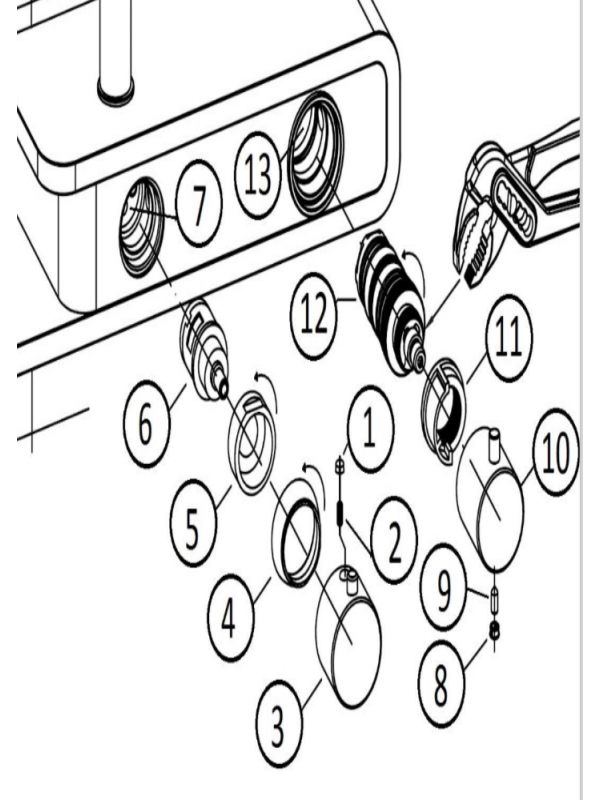 Cartouche Thermostatique Colonne Douche PAD - PAINI - paini_colonne_douche_cartthpadpng