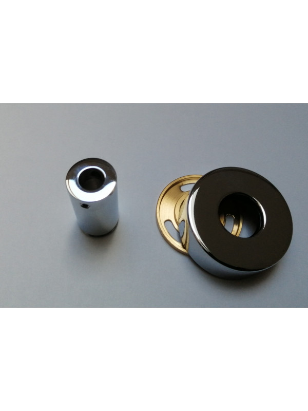 Support mural 84125A Chrome - PAINI - paini_support_mural_colonne_douche