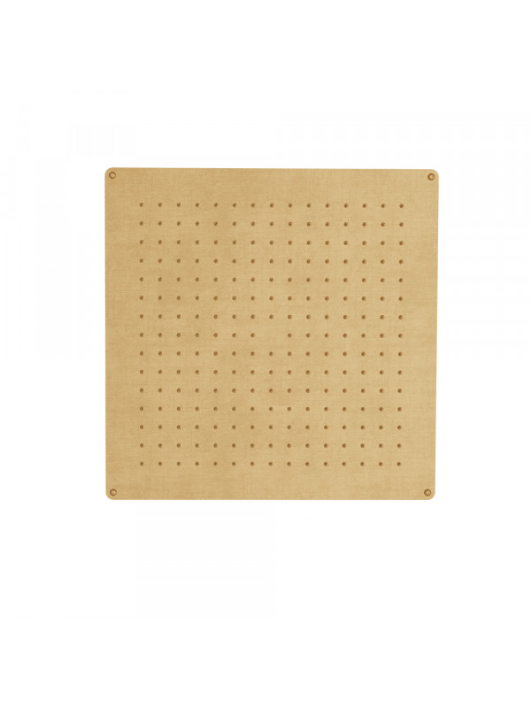PLAFOND DE PLUIE SANDWICH INOX 440 * 440 OR BROSSÉ - pd36396p_douche_de__te_te_sandwich_or_brosse__ondyna_1