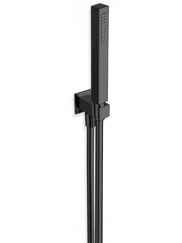 PACK QUADRI NOIR MAT DOUCHE THERMOSTATIQUE ENCASTRE - pd44313