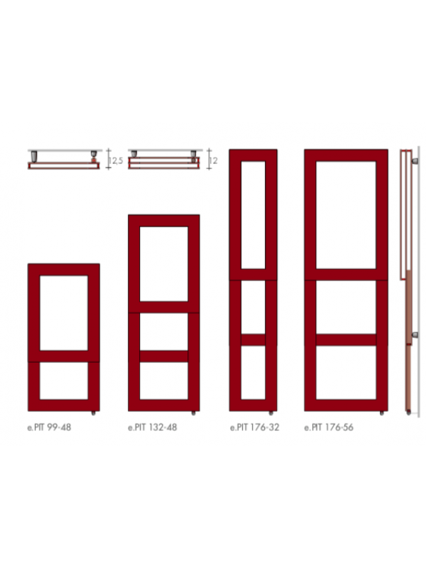 E-PIT RADIATEUR SECHE-SEVIETTES ELECTRIQUE - pit_brem_dimension