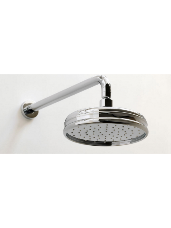 POMME DE DOUCHE CHAMBORD RETRO ONDYNA CHRISTINA - pomme_de_douche_retro_chambord_ondyna_avec_bras_de-douche_encastre_ac54551
