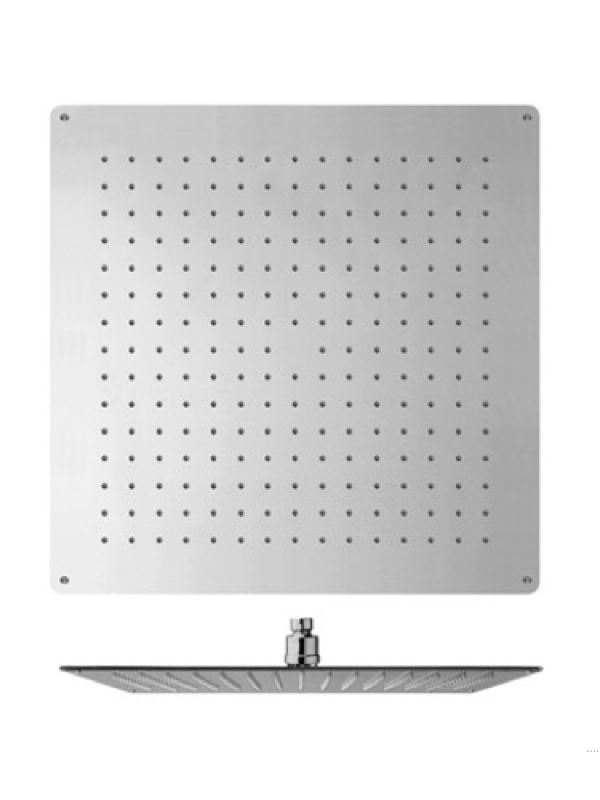 PACK QUADRI DOUCHE THERMOSTATIQUE PLAFOND ENCASTRÉ - pomme_douche_sandwich_plafond_ondyna_pd36351