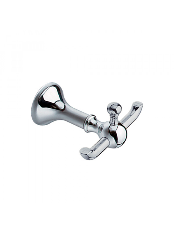 PORTE PEIGNOIR DOUBLE REGENCY CHROME - porte_peignoir_double_regency_chrome_ondyna_ry24551-1