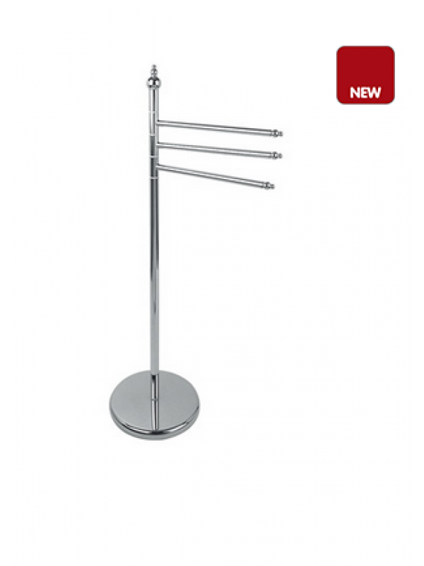Porte-serviettes sur pied MUSEO Chrome - porte_serviettes_sur_pied_museo_ondyna_1