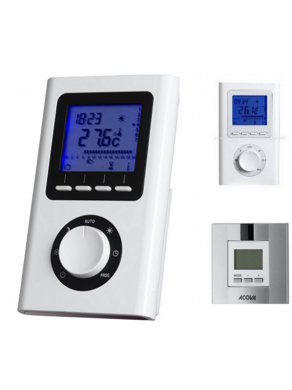 Boitier de commande ACOVA selon radiateur - programation_chauffage_electrique2