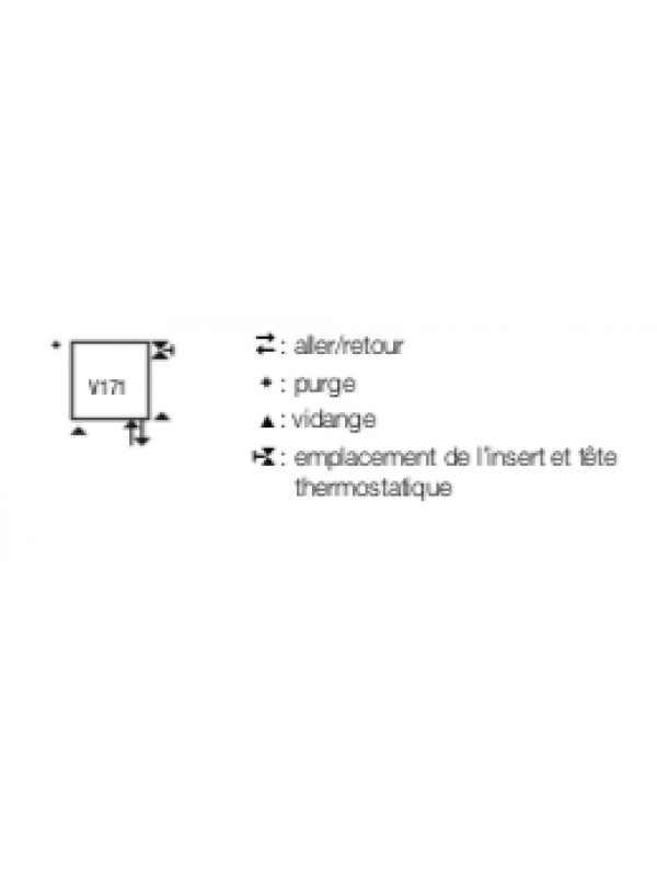 FASSANE PACK PLINTHE DOUBLE A AILETTES - Chauffage Central - ACOVA - raccordement_de_base_fassane_clxd