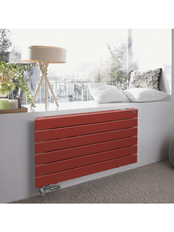 NOVA NEO Horizontal - Radiateur ZEHNDER - radiateur_architecte_rouge_nova_neo_boost_ventilateur_radiateur