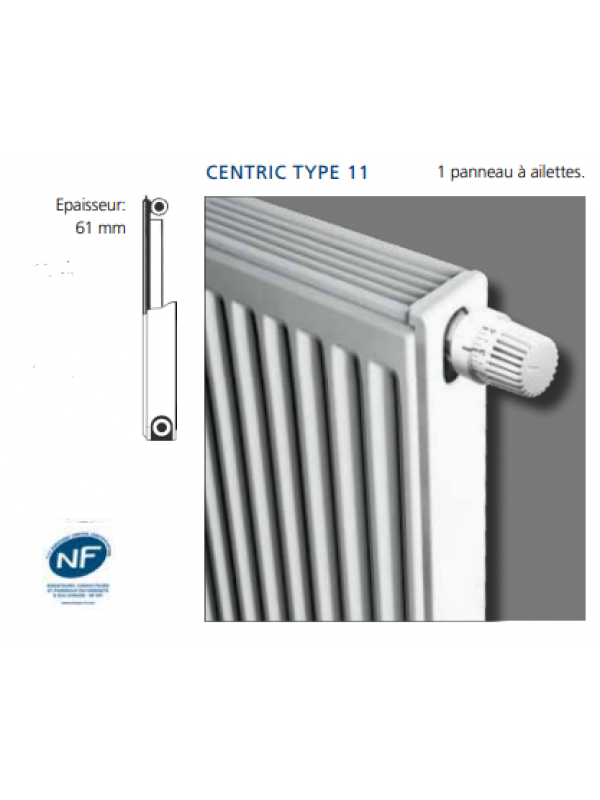 Horizontal Centric - Radiateur - BRUGMAN - radiateur_centric_horizontal_brugman_type_11