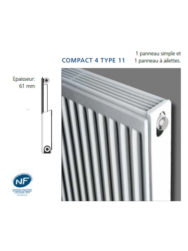 COMPACT 4 - Radiateur - BRUGMAN - radiateur_compact_4_brugman_type_11