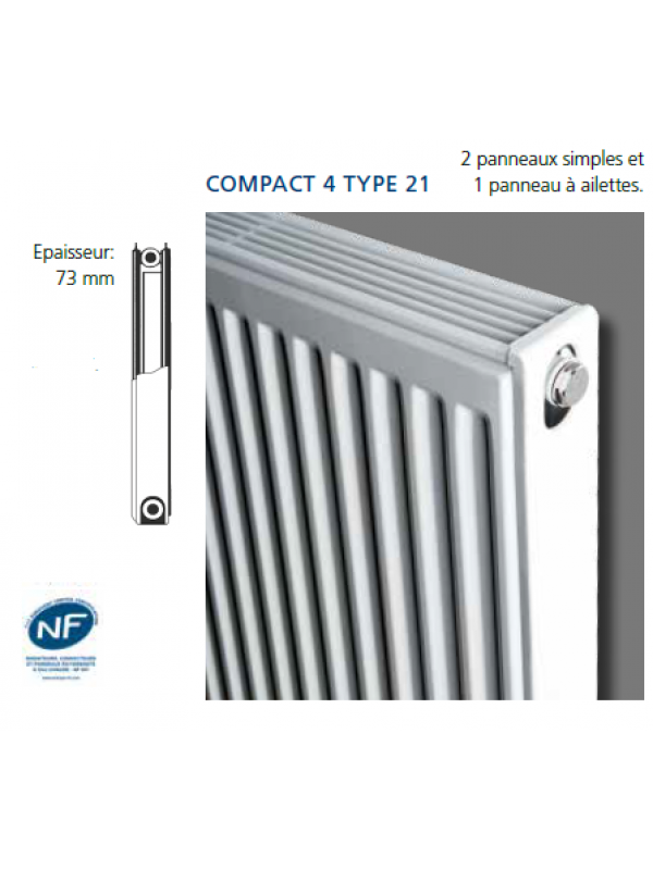 COMPACT 4 - Radiateur - BRUGMAN - radiateur_compact_4_brugman_type_21