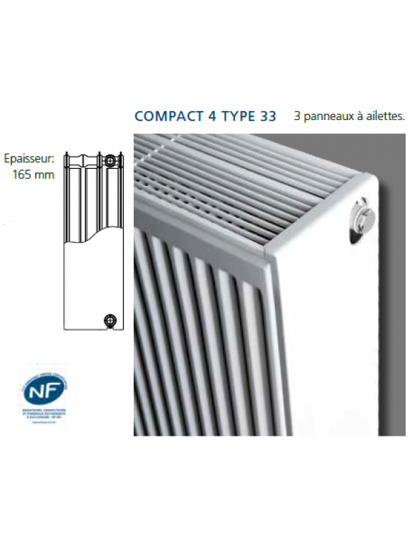 COMPACT 4 - Radiateur - BRUGMAN - radiateur_compact_4_brugman_type_33