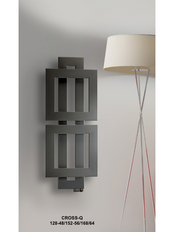 SECHE-SEVIETTES E-CROSS-Q ELECTRIQUE CARRES SUPPERPOSES - radiateur_design_electrique__cross_q_brem_1