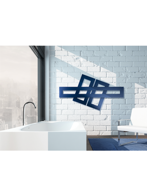  RADIATEUR E-CROSS-R SECHE-SEVIETTES ELECTRIQUE - radiateur_design_horizontal_e_cross_r_electrique_brem