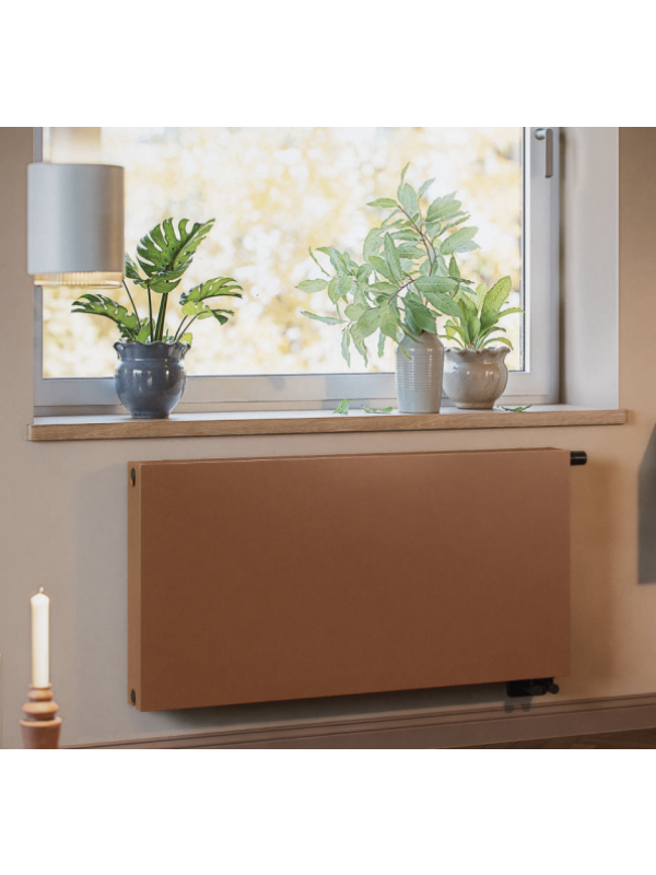 SOLID H - TERMA Radiateur - radiateur_facce_lisse_solid_h_terma_marron