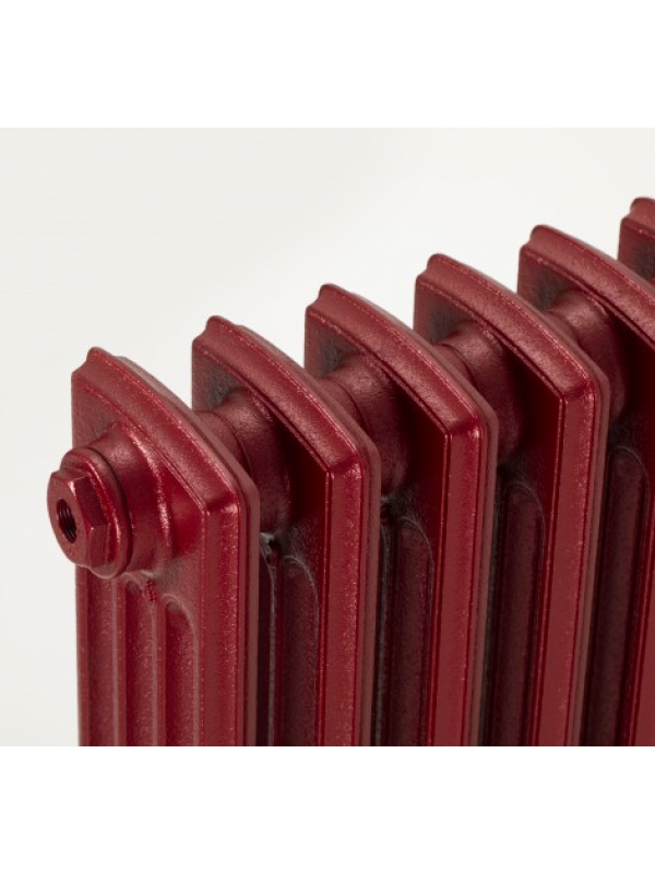 STYLO Radiateur Fonte - TERMA - radiateur_fonte_rouge_stylo_terma