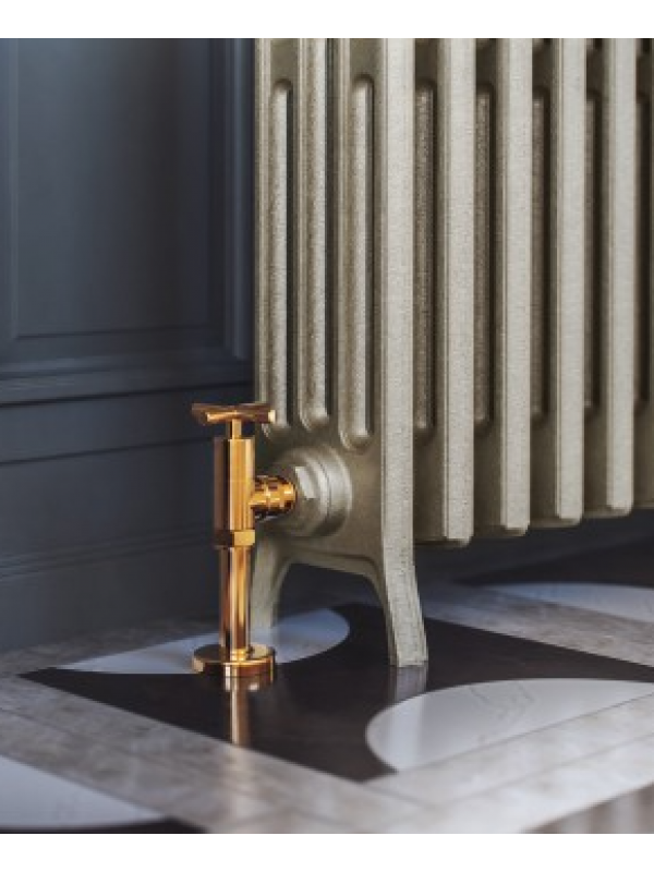 STYLO Radiateur Fonte - TERMA - radiateur_fonte_stylo_terma_avec_vanne_vintage