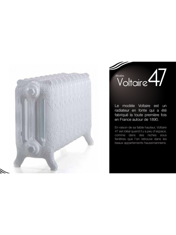 Radiateur VOLTAIRE - CINIER - radiateur_fonte_voltaire_47_cinier