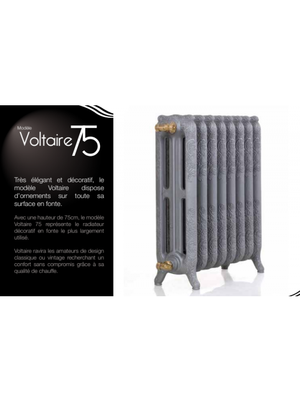 Radiateur VOLTAIRE - CINIER - radiateur_fonte_voltaire_75_cinier