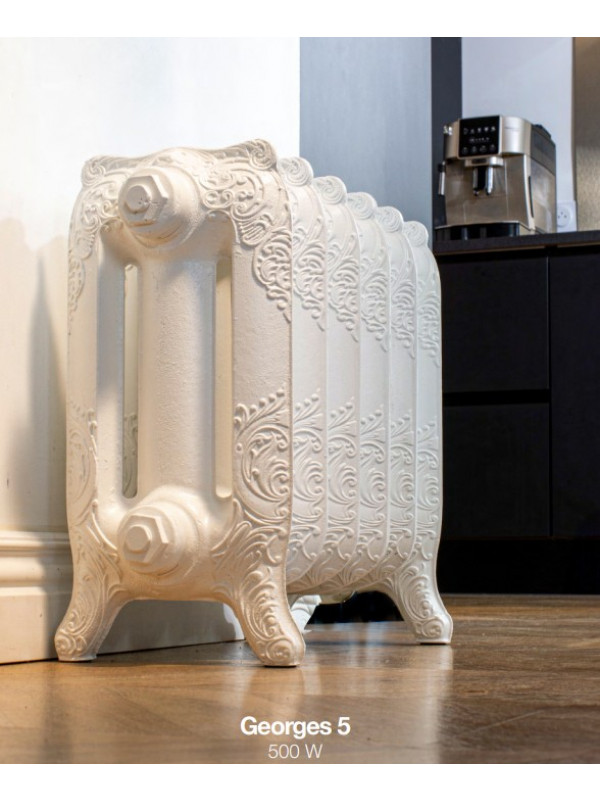 GEORGES - Radiateur fonte électrique - CINIER - radiateur_georges_5_cinier_blanc