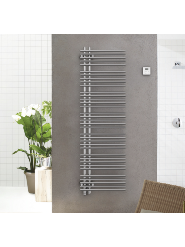 Sèche Serviette YUCCA ASYM - ZEHNDER - radiateur_seche_serviette_yucca_zehnder_chrome