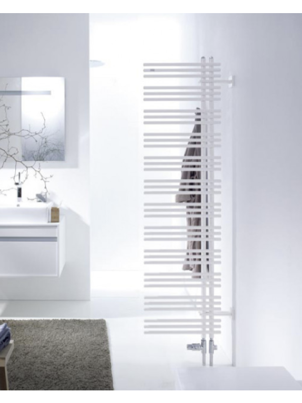 Sèche Serviette YUCCA ASYM - ZEHNDER - radiateur_seche_serviette_yucca_zehnder_claustra_blanc