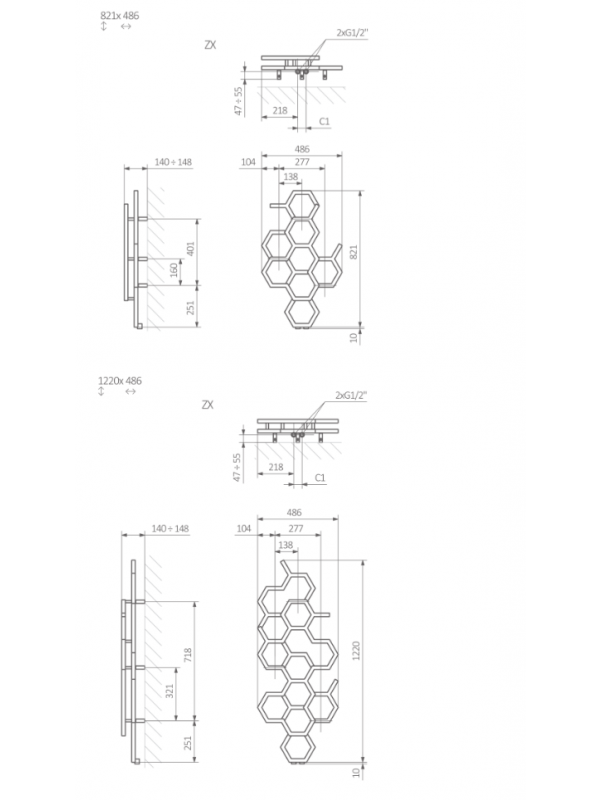HEX -TERMA - radiateur_seche_serviettes_vertical_hex_terma_1