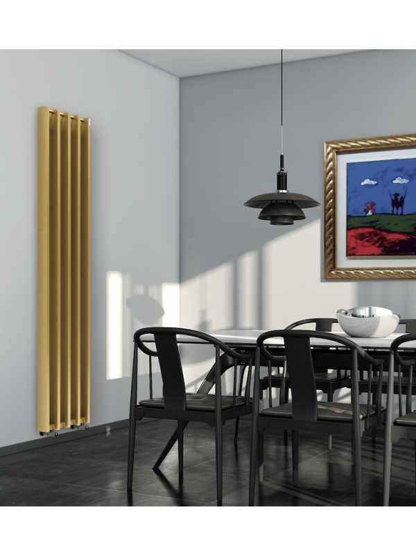 Radiateur REGULAR HORIZONTAL eau chaude BREM - regular_radiateur_couleur_eau_chaude_design_brem