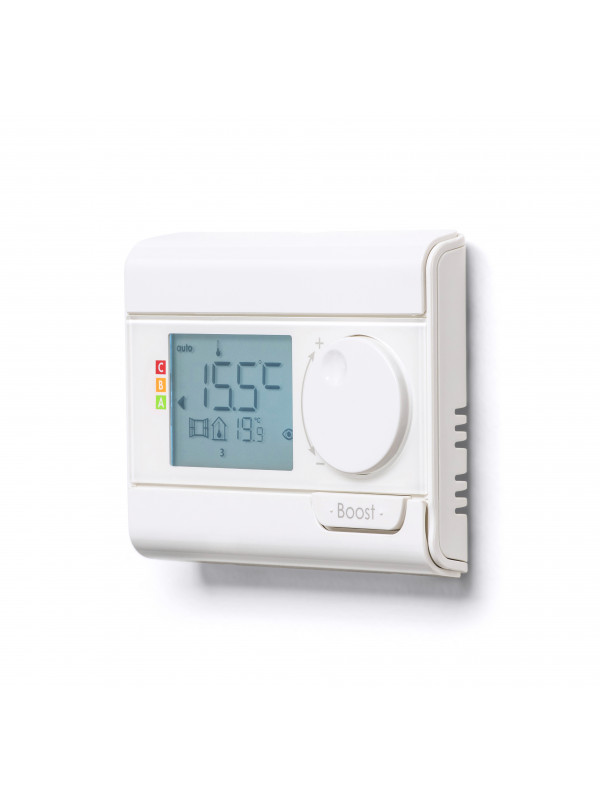 Thermostat d'ambiance programmable RF VASCO - rf_thermostat_radio_frequence_white_vasco