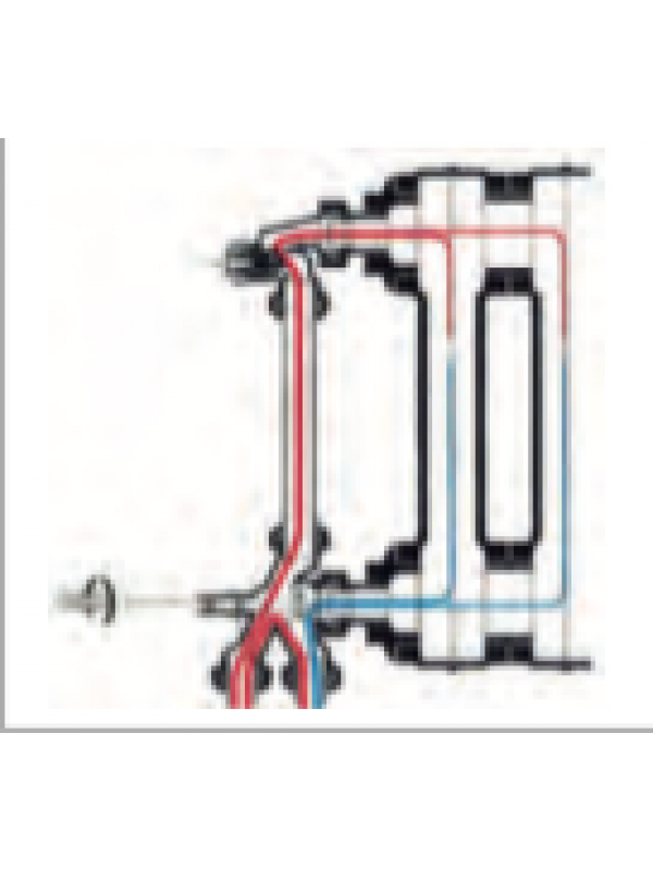 Robinet monotube 4 voies alésage 16 entraxe 35 mm - robinet_monotube_giacomini_r436-1tg-1_1