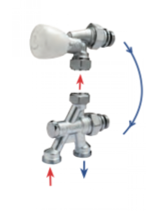 Robinet monotube 4 voies alésage 18 entraxe 50 mm - robinet_monotube_giacomini_r436tg_1_1