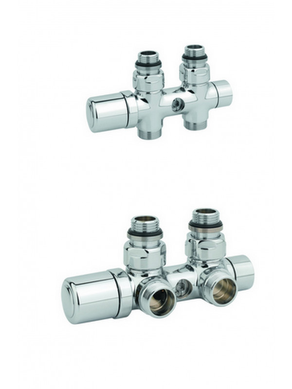 Kit robinetterie Acova radiateur entraxe 50 mm - robinetterie_radiateur_entraxe_50mm_poletti_acova_1