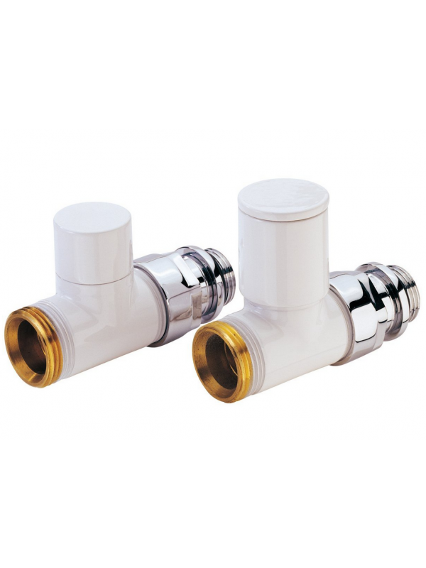 Kit Classique - Vanne pour Radiateur / Sèche Serviette - robinetterie_radiateur_manuelle_finition_blanc_3