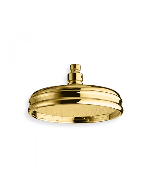 POMME DE DOUCHE CHAMBORD RETRO ONDYNA CHRISTINA - rx54852_douche_de_te_te_retro_laiton_dore__ondyna
