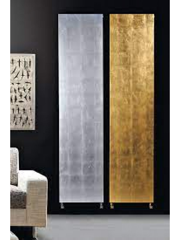 S-PLATT Feuille Dorée ou d'Argent Vertical - Radiateur BREM - s_platt_dor_argent_brem_radiateur