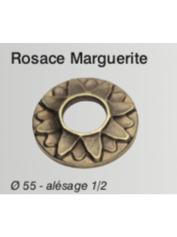 ROSACE MARGUERITE - sandri_rosace_marguerite_laiton_poli_f970