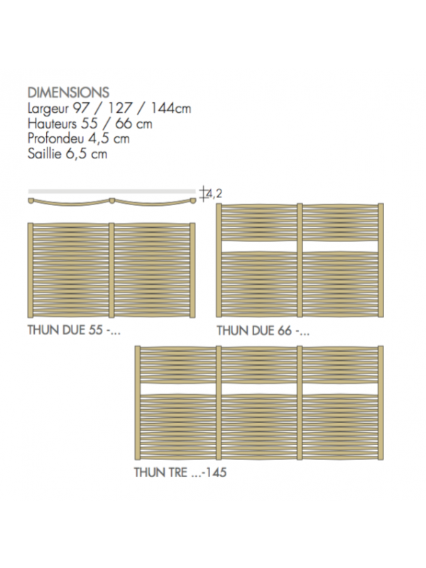 RADIATEUR THUN MULTI HORIZONTAL CHAUFFAGE CENTRAL - sch_ma_radiateur_seche_serviettes_horizontal_eau_chaude_thun_multi-brem