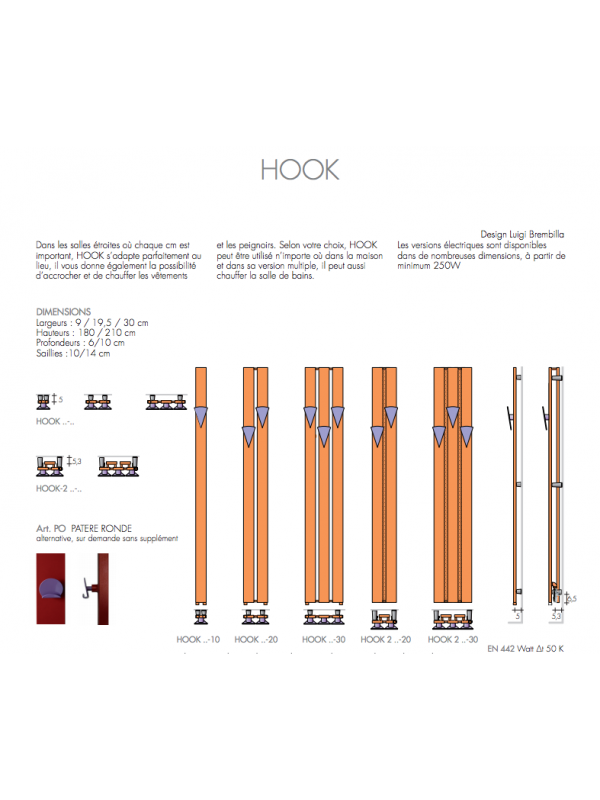 Schema Hook BREM Radiateur étroit