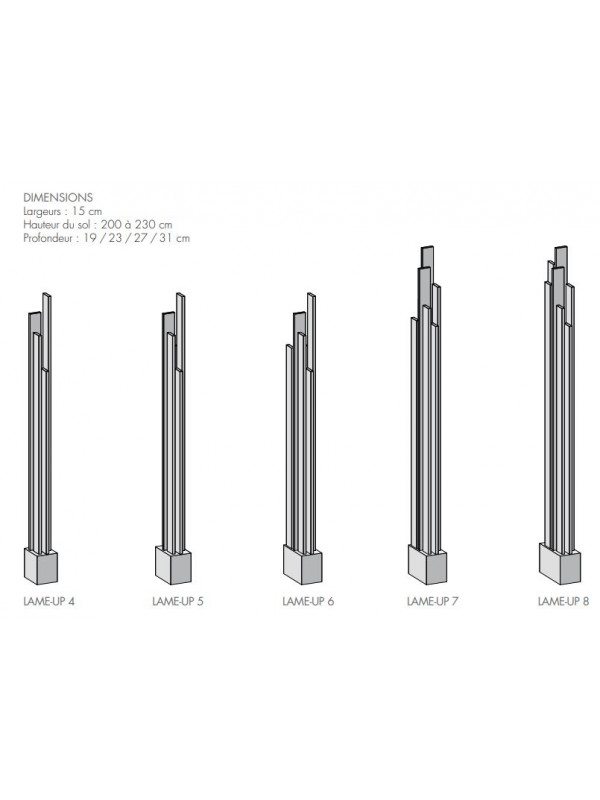 Radiateur LAME UP - BREM - schema_lame_up